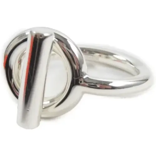 Pre-owned Jewellery, male, , Size: ONE SIZE Pre-owned Metal rings - Hermès Vintage - Modalova