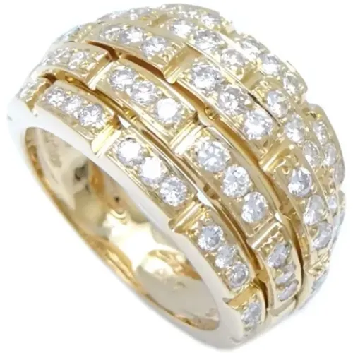 Pre-owned Jewellery, female, , Size: ONE SIZE Pre-owned Gold rings - Cartier Vintage - Modalova