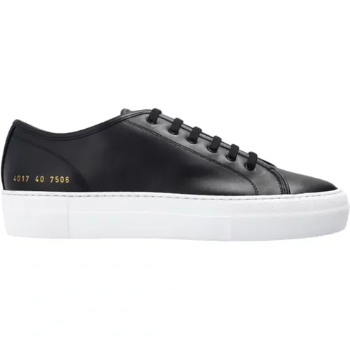 Tournament Low Super Leather Sneakers , female, Sizes: 5 UK, 3 UK - Common Projects - Modalova