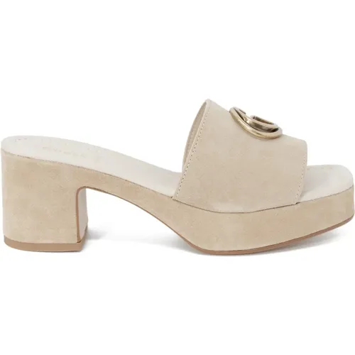 Cinzia Suede Heeled Shoes , female, Sizes: 3 UK, 6 UK, 4 UK - Guess - Modalova