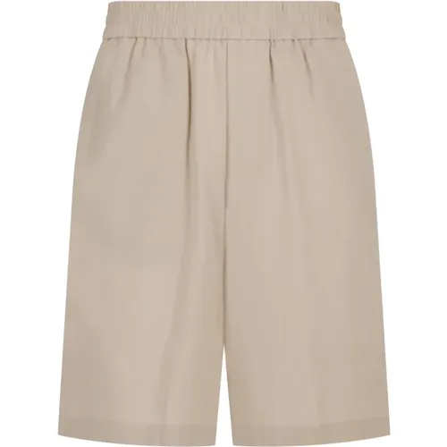 Bermuda-Shorts mit hoher Taille und Taschen , Herren, Größe: L - Ami Paris - Modalova