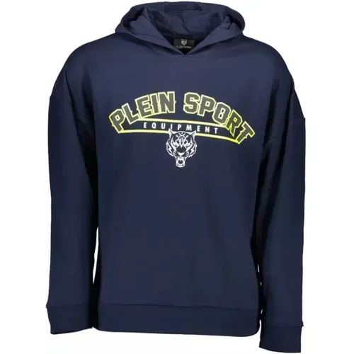 Sporty Hooded Sweatshirt with Print , male, Sizes: S, L, M - Plein Sport - Modalova