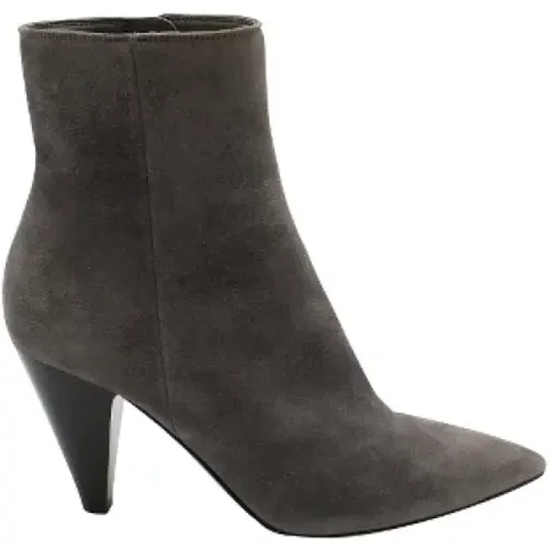 Pre-owned Boots, female, , Size: 7 US Pre-owned Suede boots - Gianvito Rossi Pre-owned - Modalova