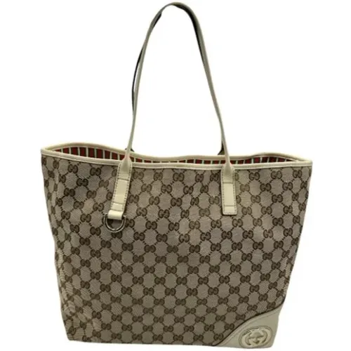 Pre-owned Canvas gucci-bags , female, Sizes: ONE SIZE - Gucci Vintage - Modalova