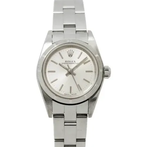 Pre-owned Stainless Steel watches , female, Sizes: ONE SIZE - Rolex Vintage - Modalova