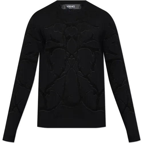 Crew Neck Sweater Versace - Versace - Modalova