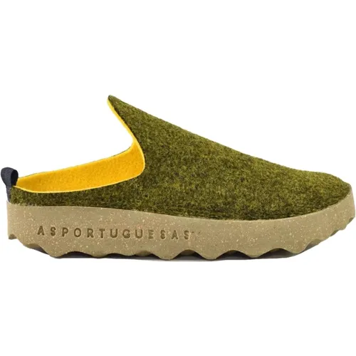 Woll-Sabot-Schuhe mit Gummisohle - ASPORTUGUESAS - Modalova