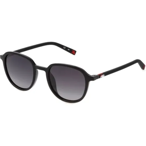 Schwarze Injizierte Sonnenbrille - Fila - Modalova