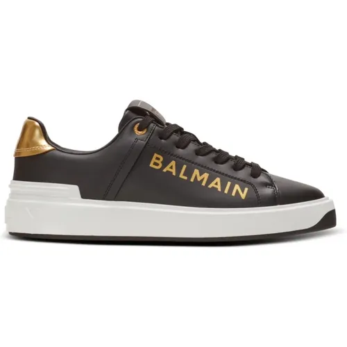 B-Court leather trainers , female, Sizes: 3 UK - Balmain - Modalova