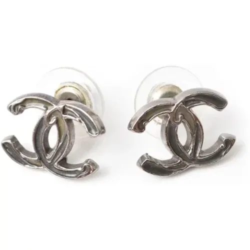 Pre-owned Jewellery, female, , Size: ONE SIZE Pre-owned Metal earrings - Chanel Vintage - Modalova