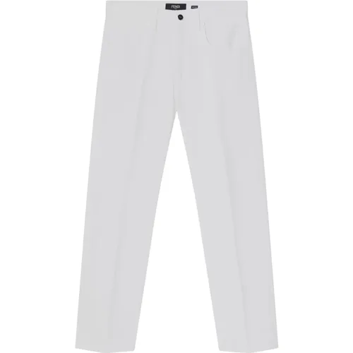 Slim-fit Jeans, male, , Size: W31 Regular Jeans - Fendi - Modalova