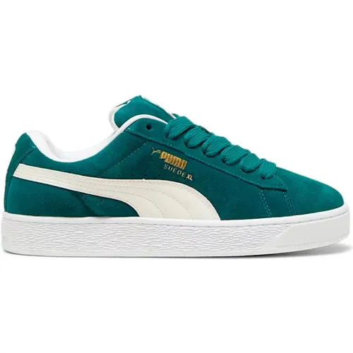 Sneakers, male, , Size: 10 US Suede Sneakers with Leather Details - Puma - Modalova