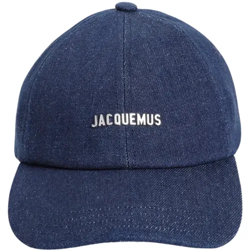 Navy Stripe Gadjo Cap , Herren, Größe: 56 CM - Jacquemus - Modalova