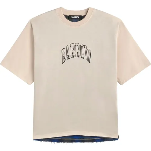 Oversized Unisex Jersey T-Shirt , Herren, Größe: XS - BARROW - Modalova