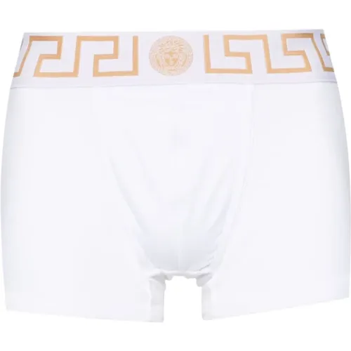 Weiße Unterwäsche mit Medusa Head Motif , Herren, Größe: XL - Versace - Modalova