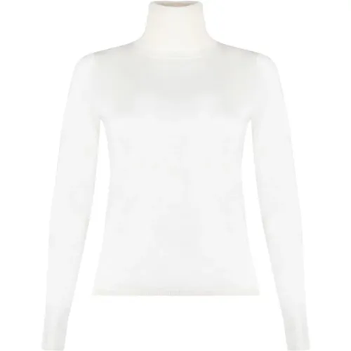 Weiße Cashmere Rollkragenpullover , Damen, Größe: XS - Max Mara - Modalova