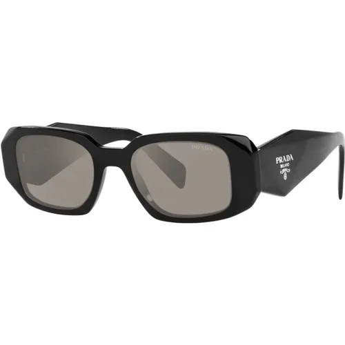 Silver Sunglasses , female, Sizes: 49 MM - Prada - Modalova