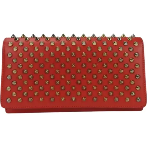 Pre-owned Wallets, female, , Size: ONE SIZE Pre-owned Leather wallets - Christian Louboutin Pre-owned - Modalova