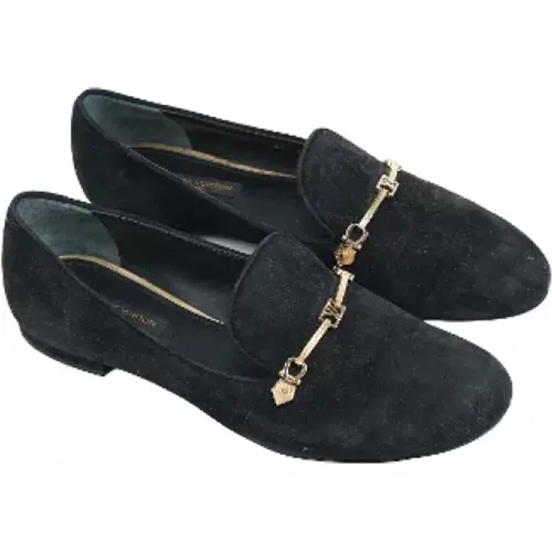 Pre-owned Flats, female, , Size: 6 US Pre-owned Suede flats - Louis Vuitton Vintage - Modalova