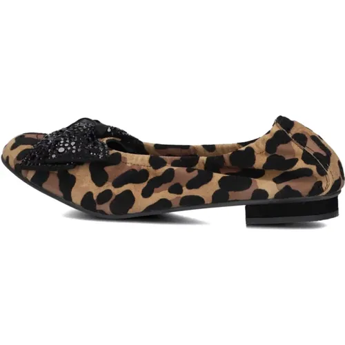 Elegante Leopard Ballerinas Modell 21105 , Damen, Größe: 39 EU - Stefano Lauran - Modalova