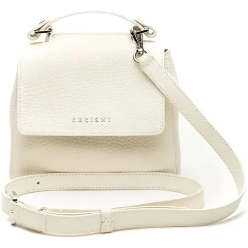 Soft Mini Handbag Bianco , female, Sizes: ONE SIZE - Orciani - Modalova