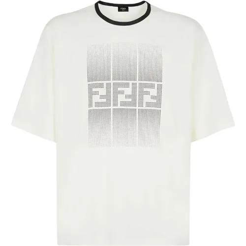 Natürliches Shaded T-Shirt Fendi - Fendi - Modalova