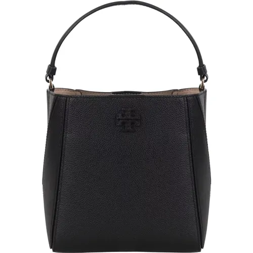 Chic Bucket Bag with Logo Detail , female, Sizes: ONE SIZE - TORY BURCH - Modalova