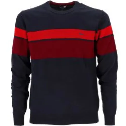 Sweater with Horizontal Stripes , male, Sizes: L, XL, M, S - Harmont & Blaine - Modalova