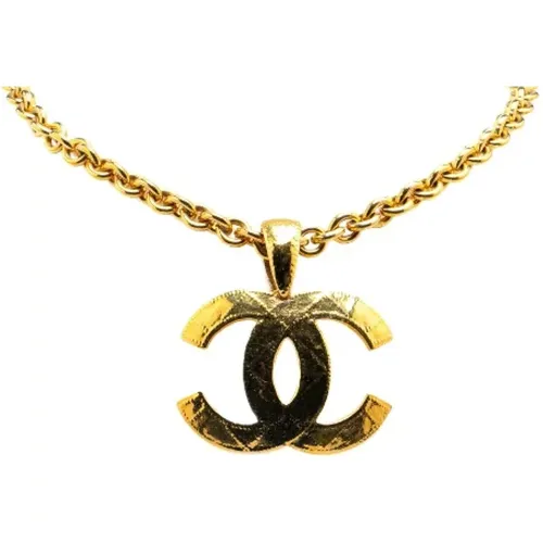 Pre-owned Jewellery, female, , Size: ONE SIZE Pre-owned Metal necklaces - Chanel Vintage - Modalova