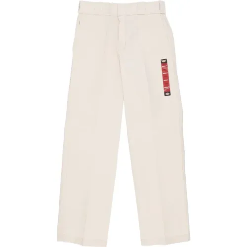 Straight Trousers, male, , Size: W36 L32 Structured Work Pant with Pockets - Dickies - Modalova