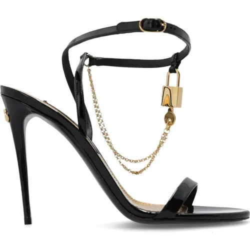 ‘Keira’ heeled sandals , female, Sizes: 4 1/2 UK, 6 1/2 UK, 3 UK, 6 UK - Dolce & Gabbana - Modalova