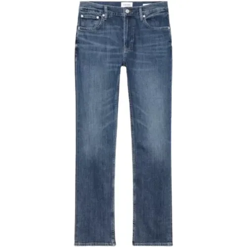 Comfort Stretch Denim Straight | Full Length , male, Sizes: W34 - Frame - Modalova