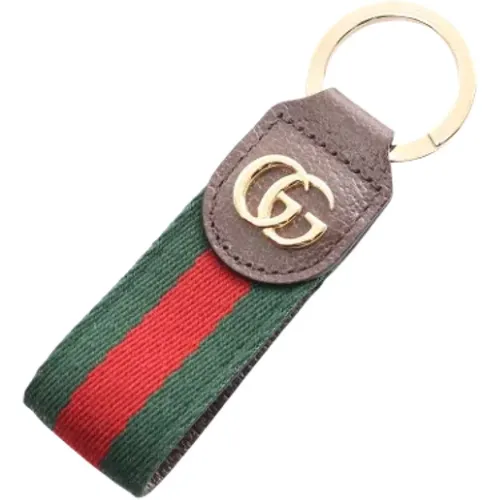 Pre-owned Canvas key-holders , unisex, Sizes: ONE SIZE - Gucci Vintage - Modalova