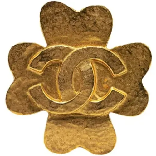 Pre-owned Jewellery, female, , Size: ONE SIZE Pre-owned Metal brooches - Chanel Vintage - Modalova