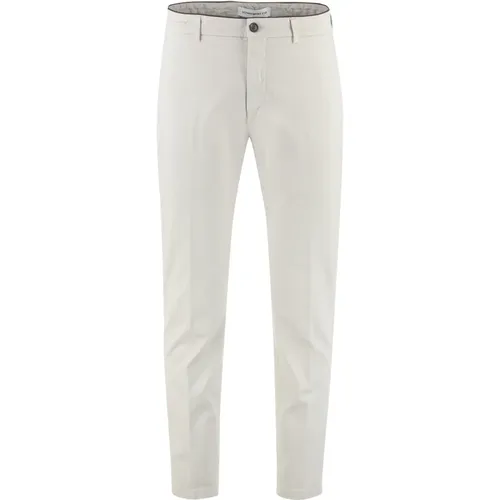Chinos, male, , Size: W36 Cotton Chino Trousers with Back Pockets - Department Five - Modalova