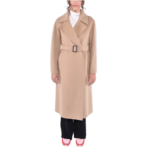 Langer Wollmantel mit Schalkragen , Damen, Größe: 3XS - Max Mara Weekend - Modalova