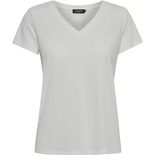 T-Shirts , female, Sizes: S, XL - Soaked in Luxury - Modalova