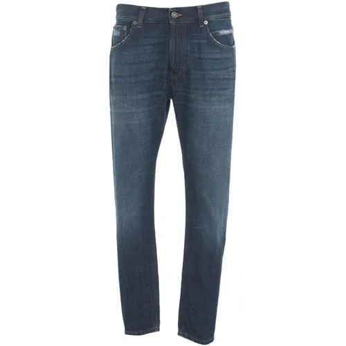 Slim Fit Destroyed Jeans Dian , Herren, Größe: W31 - Dondup - Modalova