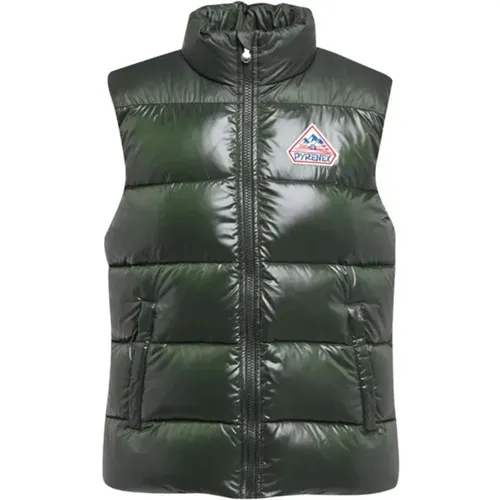 Vests, male, , Size: XL Sleeveless Unisex Down Vest John - Pyrenex - Modalova