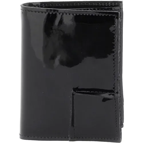 Wallets Cardholders,Brieftasche Aus Lackleder Mit Geprägten Details - Comme des Garçons - Modalova