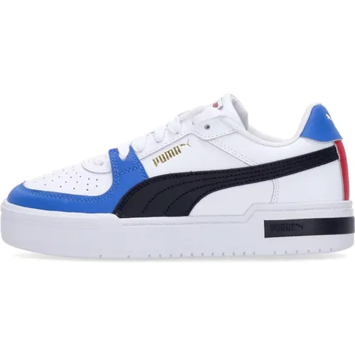 Block Jr Niedriger Sneaker Weiß/Blau/Schwarz - Puma - Modalova