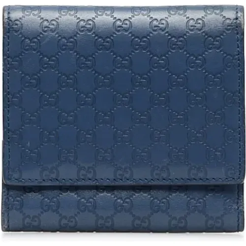 Pre-owned Wallets, female, , Size: ONE SIZE Pre-owned Leather wallets - Gucci Vintage - Modalova