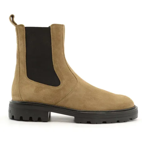 Wildleder Chelsea Ankle Boots , Herren, Größe: 42 EU - Hogan - Modalova