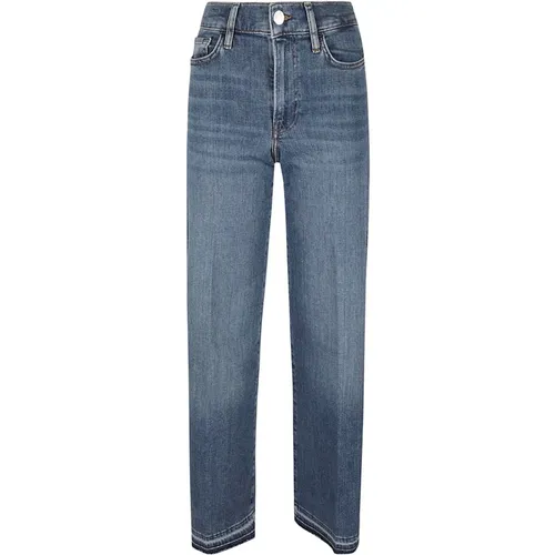 Slim High-Waisted Jeans , female, Sizes: W29, W30, W27, W25, W28, W26 - Frame - Modalova