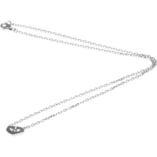 Pre-owned White Gold necklaces , female, Sizes: ONE SIZE - Cartier Vintage - Modalova