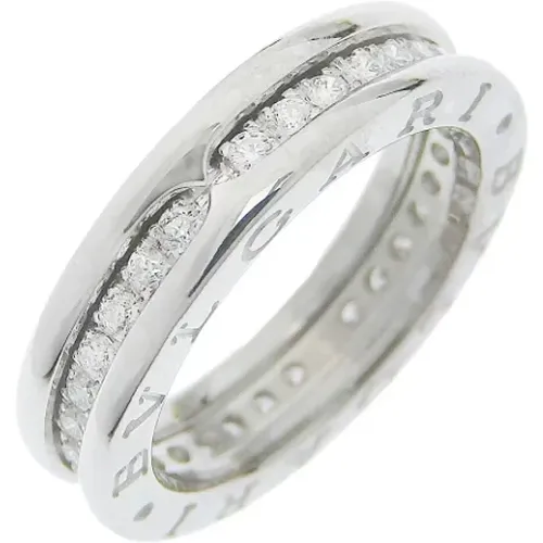 Pre-owned Jewellery, female, , Size: ONE SIZE Pre-owned White Gold rings - Bvlgari Vintage - Modalova