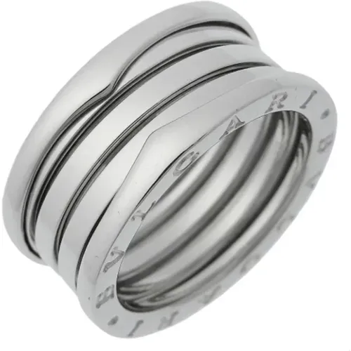 Pre-owned Jewellery, female, , Size: ONE SIZE Pre-owned White Gold rings - Bvlgari Vintage - Modalova