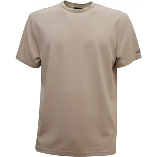 Seidenmischung Kurzarm T-shirt , Herren, Größe: XL - Peuterey - Modalova