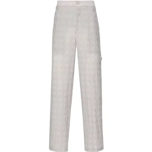 Trousers Grey , male, Sizes: L, M, XL, 2XL - Emporio Armani - Modalova