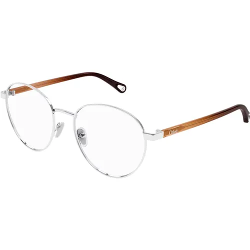 Glasses, unisex, , Size: 53 MM Silver Eyewear Frames - Chloé - Modalova